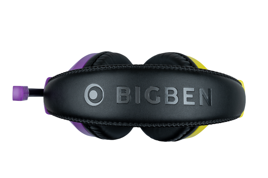 BigBen Interactive Stereo Gaming Headset V1 - Lila + Gelb (Switch)