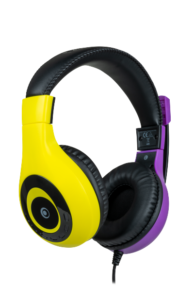 BigBen Interactive Stereo Gaming Headset V1 - Lila + Gelb (Switch)