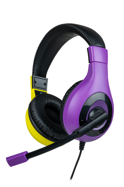 BigBen Interactive Stereo Gaming Headset V1 - Lila + Gelb (Switch)