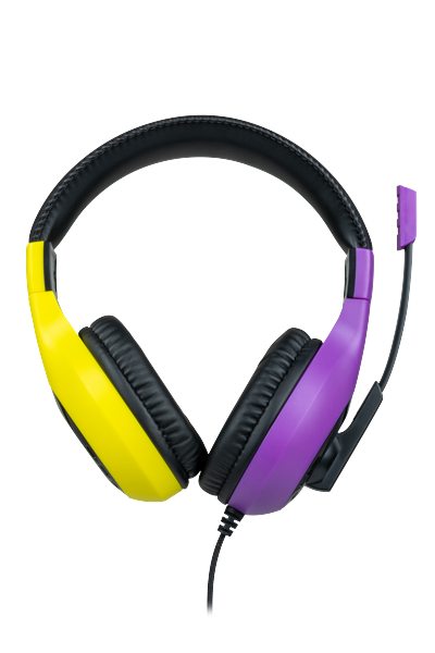BigBen Interactive Stereo Gaming Headset V1 - Lila + Gelb (Switch)