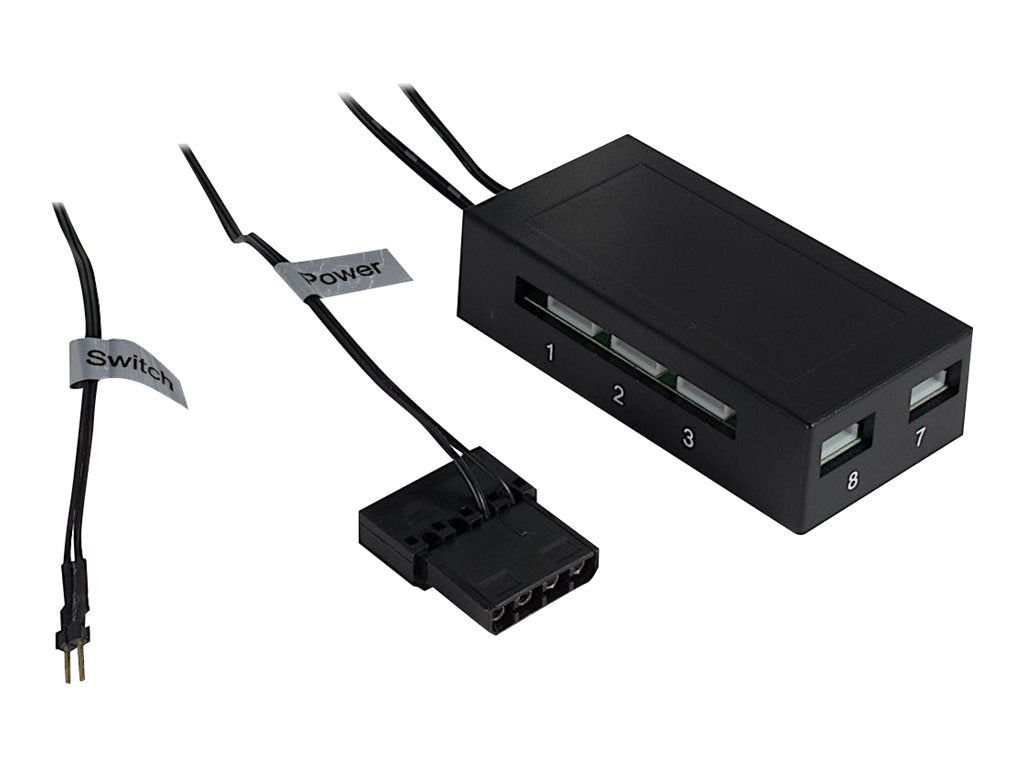 Inter-Tech W-III RGB Tower ATX Ohne Netzteil Schwarz