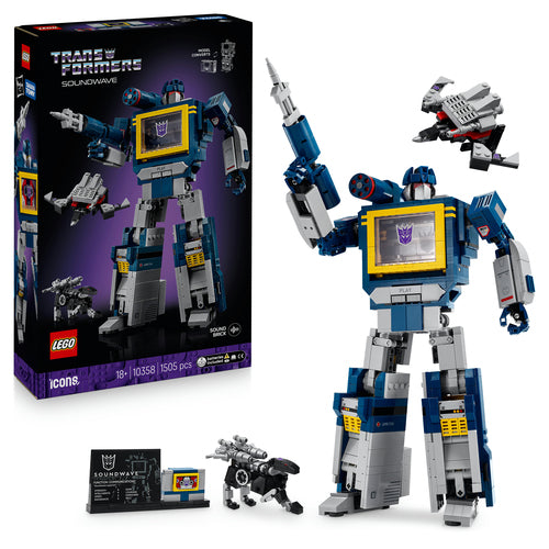 LEGO 10358 Icons Transformers: Soundwave Lego