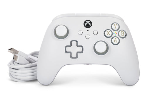 PowerA Advantage Lumectra kablet controller – hvid – Xbox/PC – hvidt kabinet