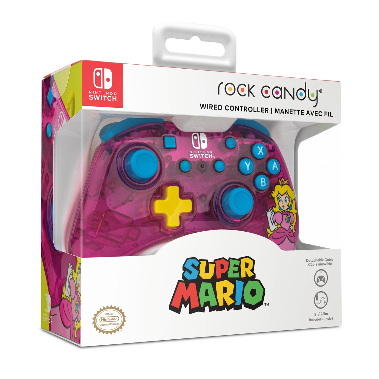Rock Candy Wired Controller - Peach PDP