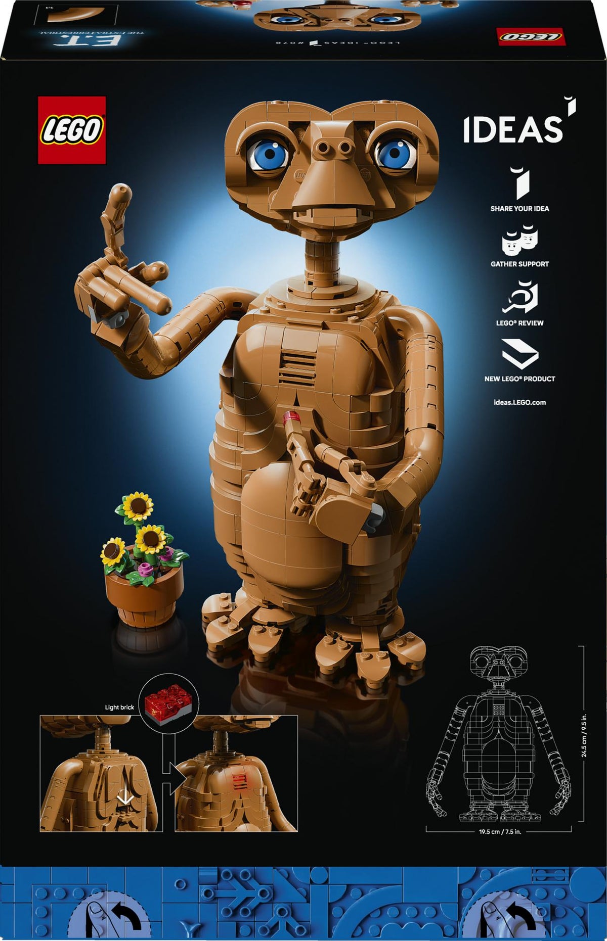 LEGO - LEGO Ideas - E.T. the Extra-Terrestrial (21370) LEGO