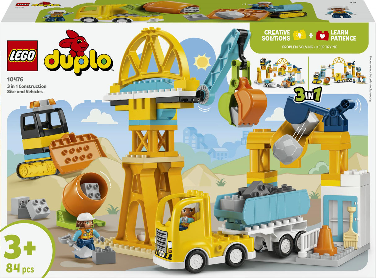 LEGO - DUPLO Town - 3 in 1 Construction Site and Vehicles (10476) LEGO