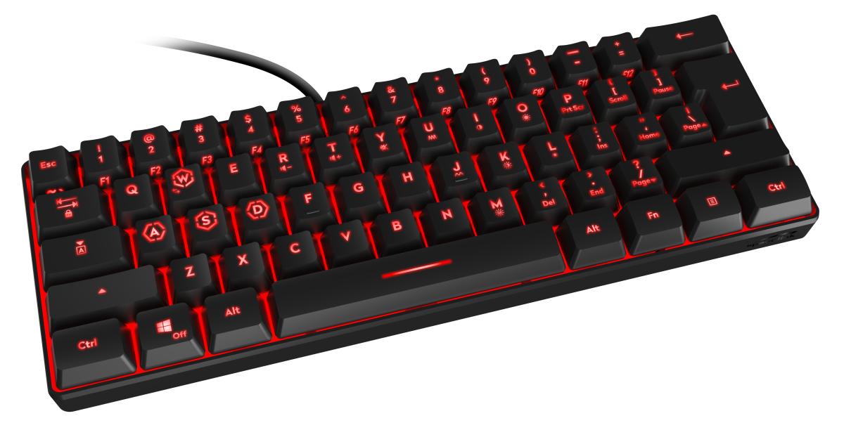Speedlink - LETOS RGB 60% Gaming Keyboard - US Layout - Black Speedlink