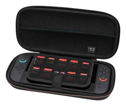 PowerA Protection Case Nintendo Switch 2 Sort – Indvendig opbevaring med konsol og spil, medfølger ikke