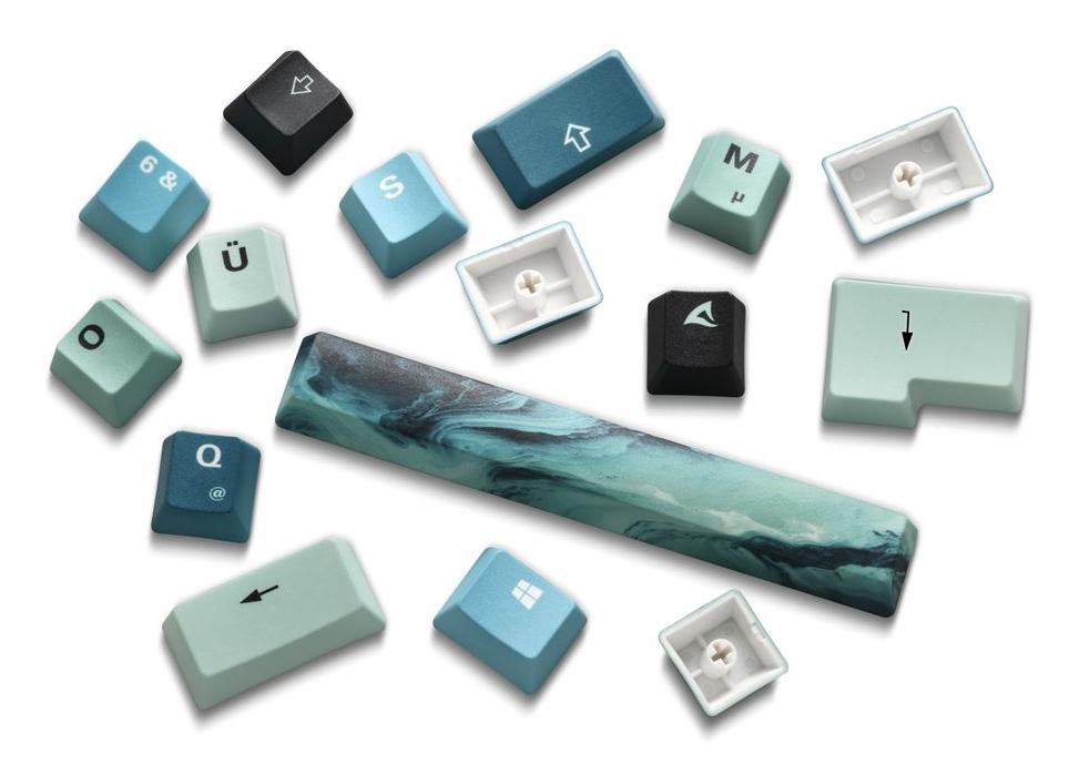 Sharkoon SKILLER SGK50 S3 Design Bundle D4 (turquoise/blue) - DE Layout Sharkoon
