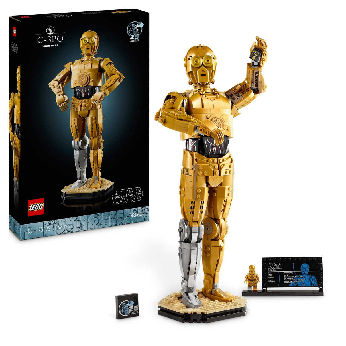 LEGO 75398 Star Wars C-3PO, construction toy LEGO