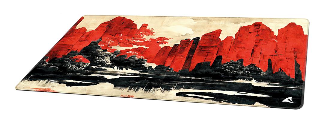 Sharkoon SKILLER SGP40 D11 Red Multicolor 1000x500mm Water-Repellent Stitched Anti-Slip Gaming Mouse Pad Sharkoon