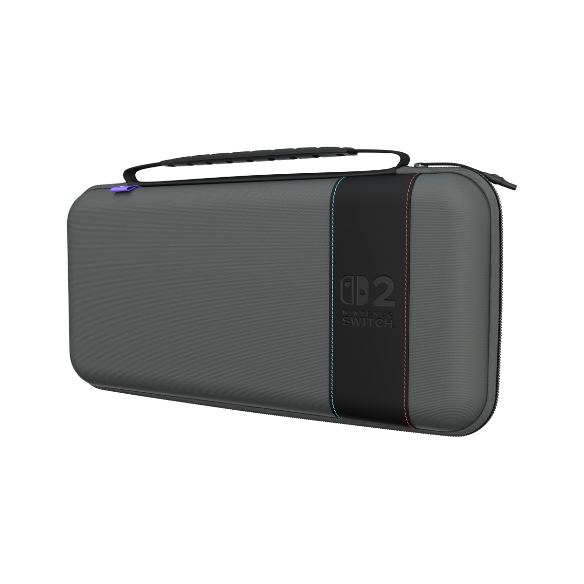 Turtle Beach PlayTrek – Switch 2-taske, Charcoal Black – Side og håndtag