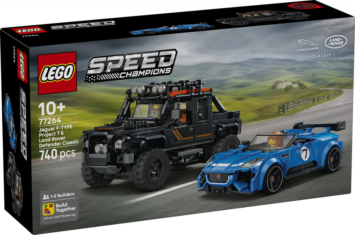 LEGO - Speed Champions - Jaguar Project 7 & Land Rover Defender (77264) LEGO