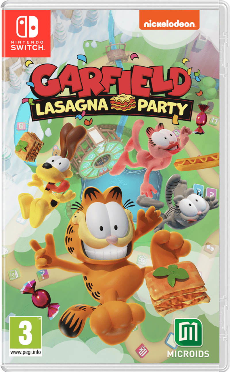 Garfield : Lasagna Party (Code in Box) – Nintendo Switch – æske med downloadkode