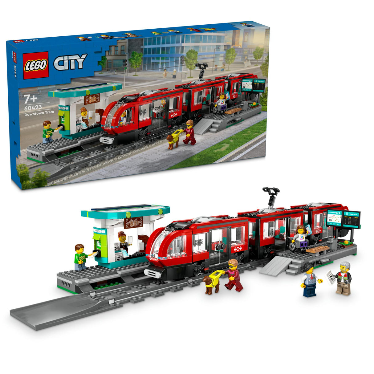 LEGO 60423 City Tram with Stop LEGO
