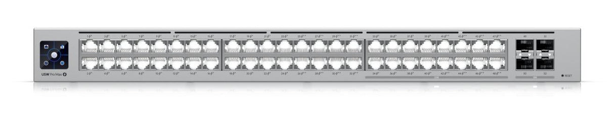 Ubiquiti Pro Max 48x PoE, Switch (720W PoE Budget) Ubiquiti