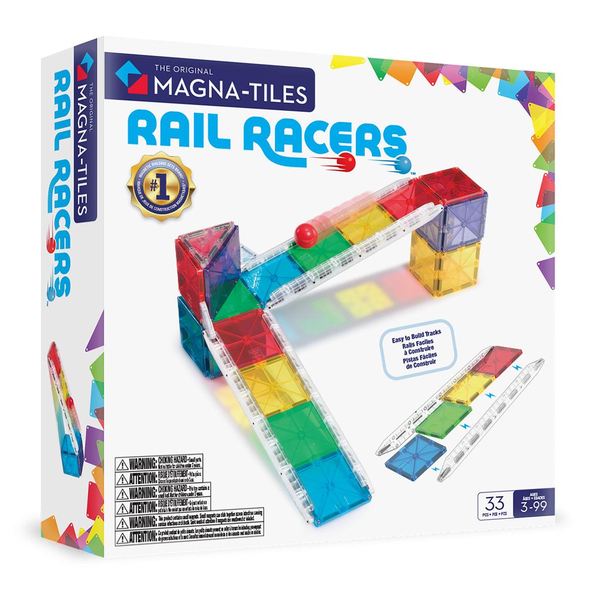 MAGNA-TILES - Small Rail Racer 33 pcs (90362) Magna Tiles