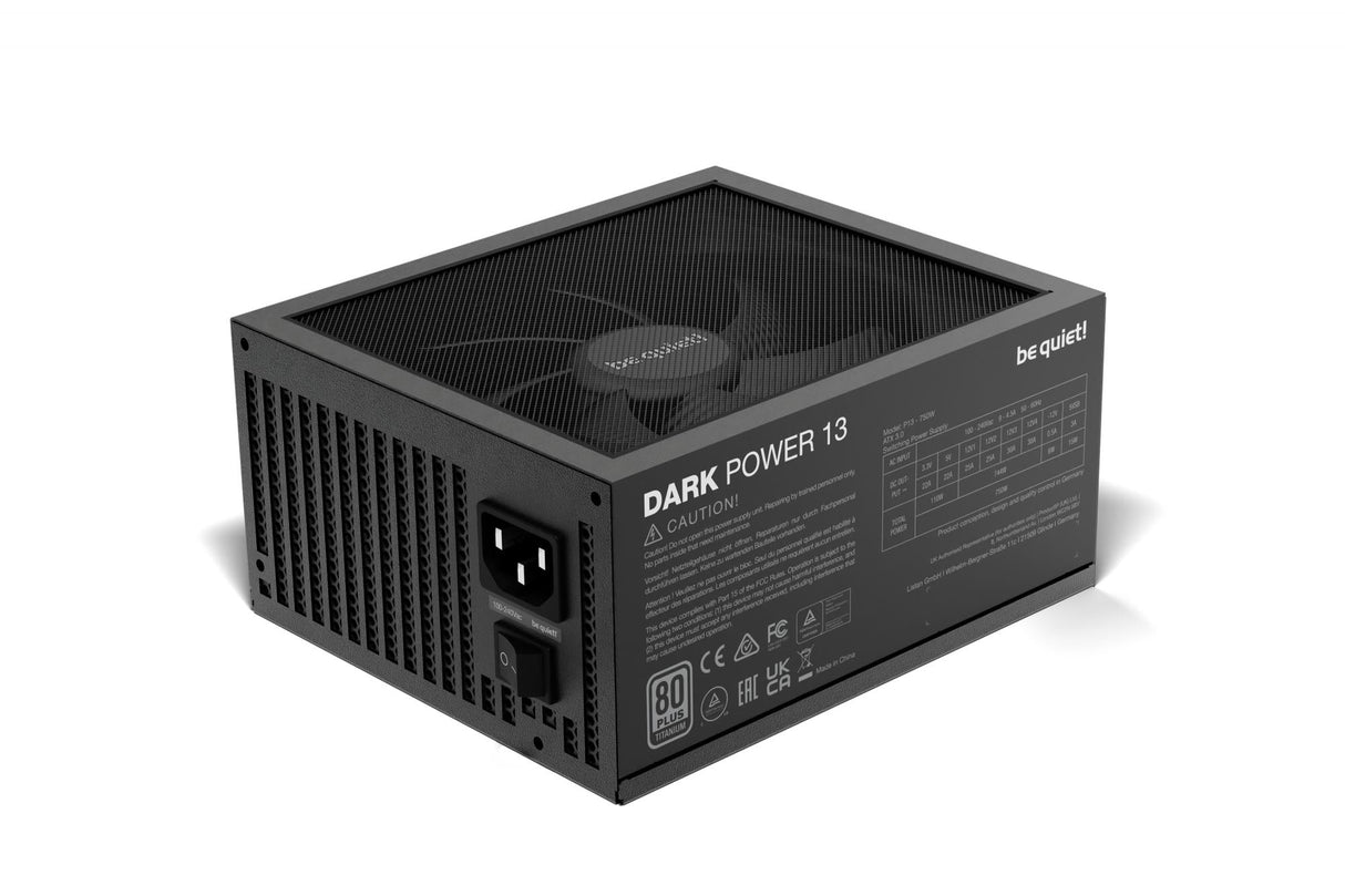 be quiet! Dark Power 13 750W, PC power supply (black, 5x PCIe, cable management, 750 watts) Be quiet