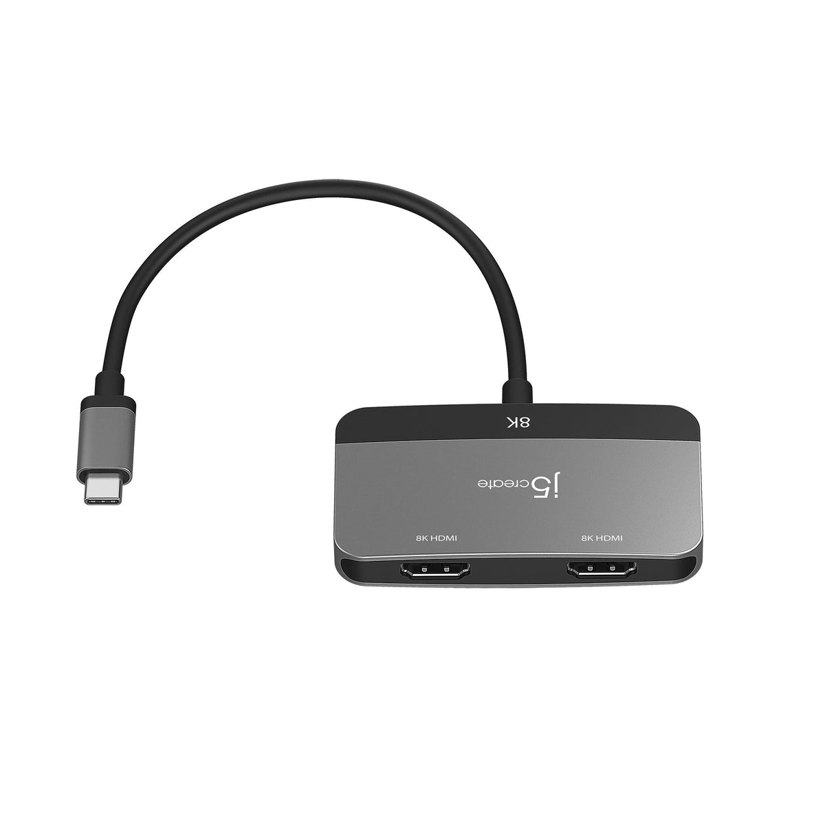 J5 8K USB-C TO DUAL HDMI DISPLAY ADAPTER J5