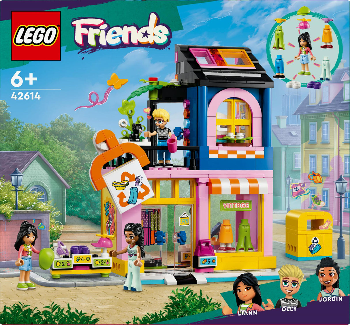 LEGO 42614 Friends vintage fashion store LEGO