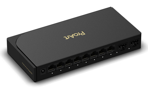 ASUS ProArt PQG-U1080 – switchen med tilslutninger set fra siden