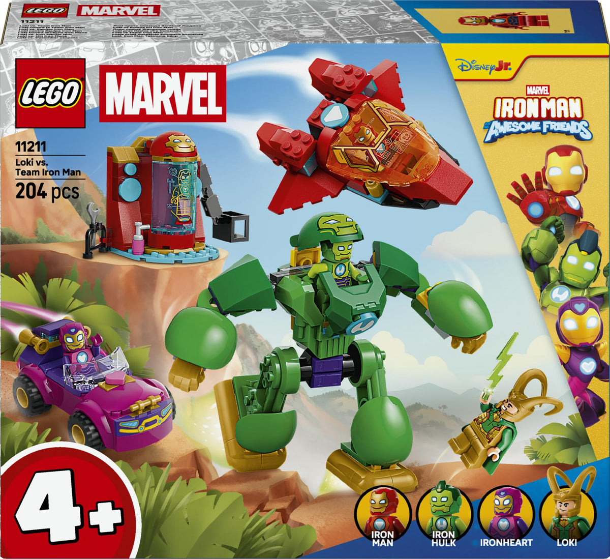 LEGO - Disney Junior Marvel - Loki vs. Team Iron Man (11211) LEGO