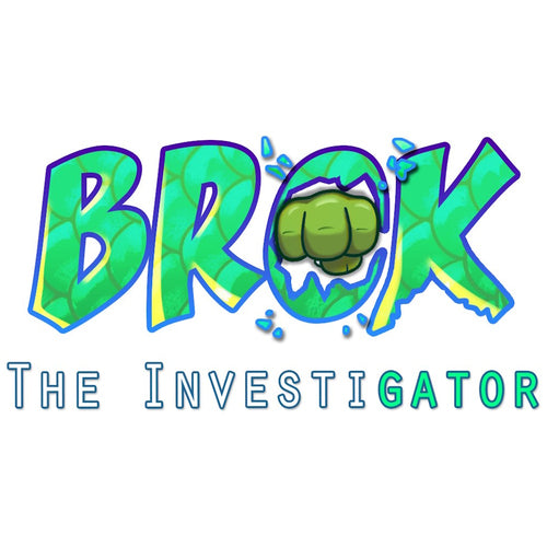 BROK The Investigator – PlayStation 5 – spillets illustration og logo
