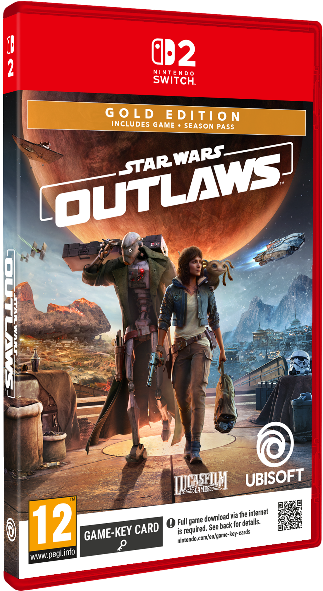 Star Wars Outlaws (Gold Edition) – Nintendo Switch 2 – spilomslag