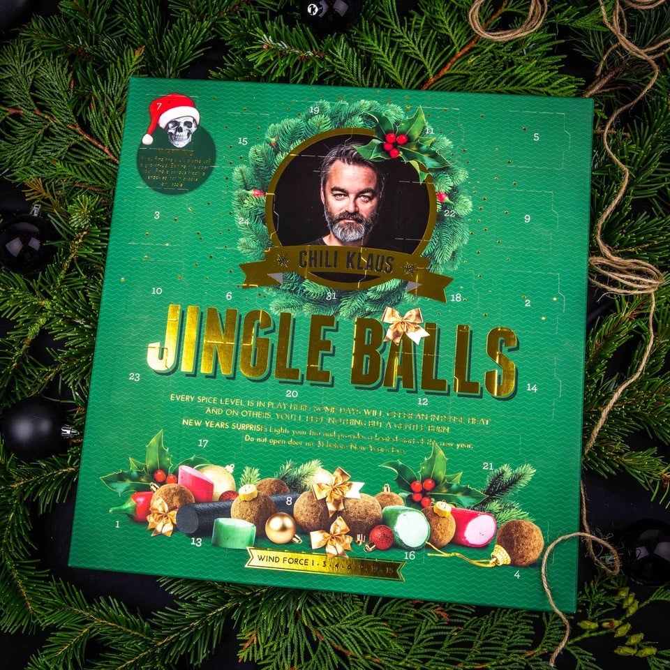Chili Klaus - Jingle Balls Green Christmas Calendar 2025 Chili Klaus