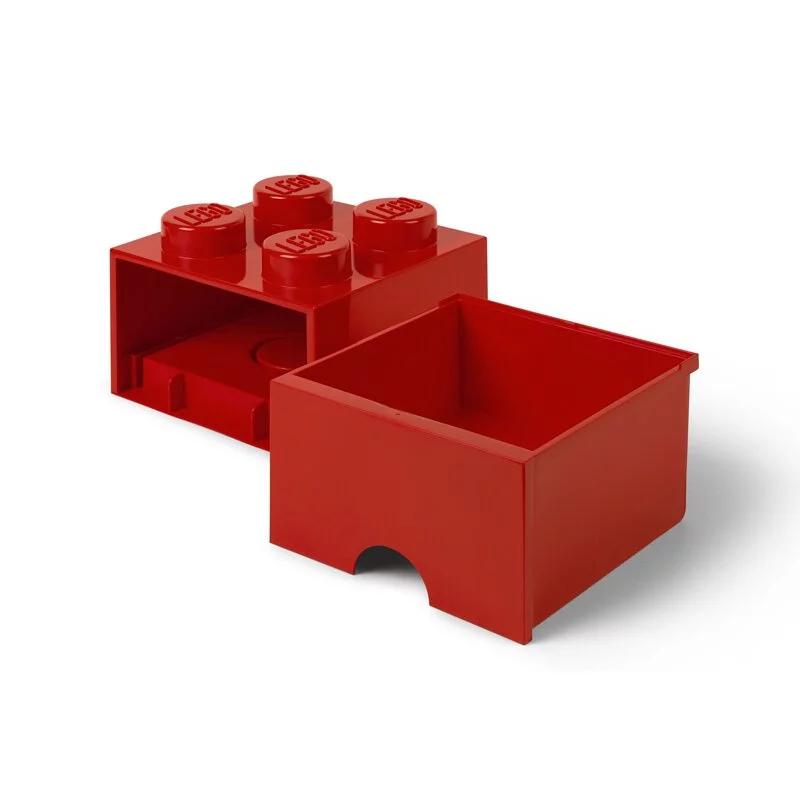Room Copenhagen LEGO Brick Drawer 4 red - RC40051730 Room Copenhagen