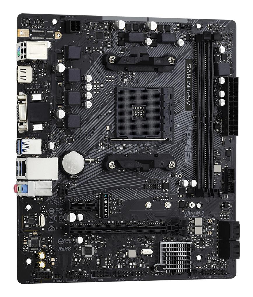 ASROCK A520M-HVS (AM4) (D) Asrock