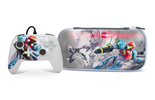 PowerA Slim Case Metroid Dread Nintendo Switch – Tilbehør illustreret, controller medfølger ikke