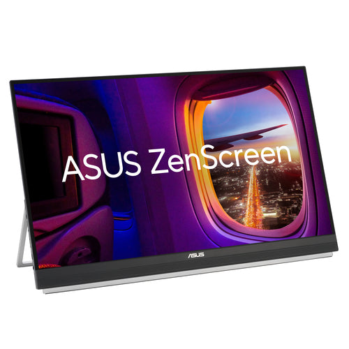 ASUS ZenScreen MB27ACF – skærm set skråt fra højre