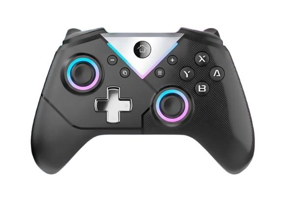 Deep Explorer Moon – sort controller til Switch og Switch 2 – forside