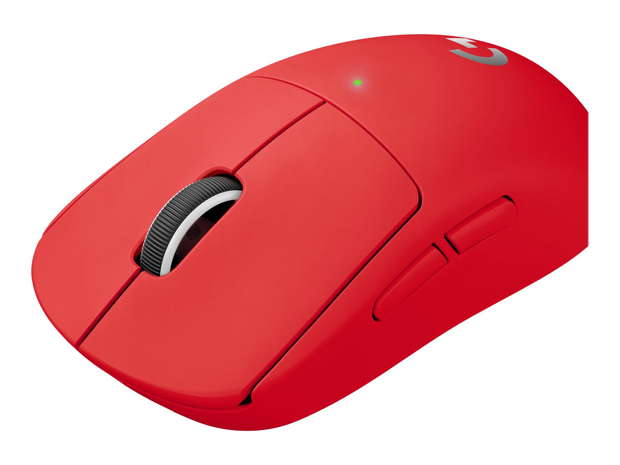 Logitech - PRO X SUPERLIGHT Kabellose Gaming-Maus - ROT
