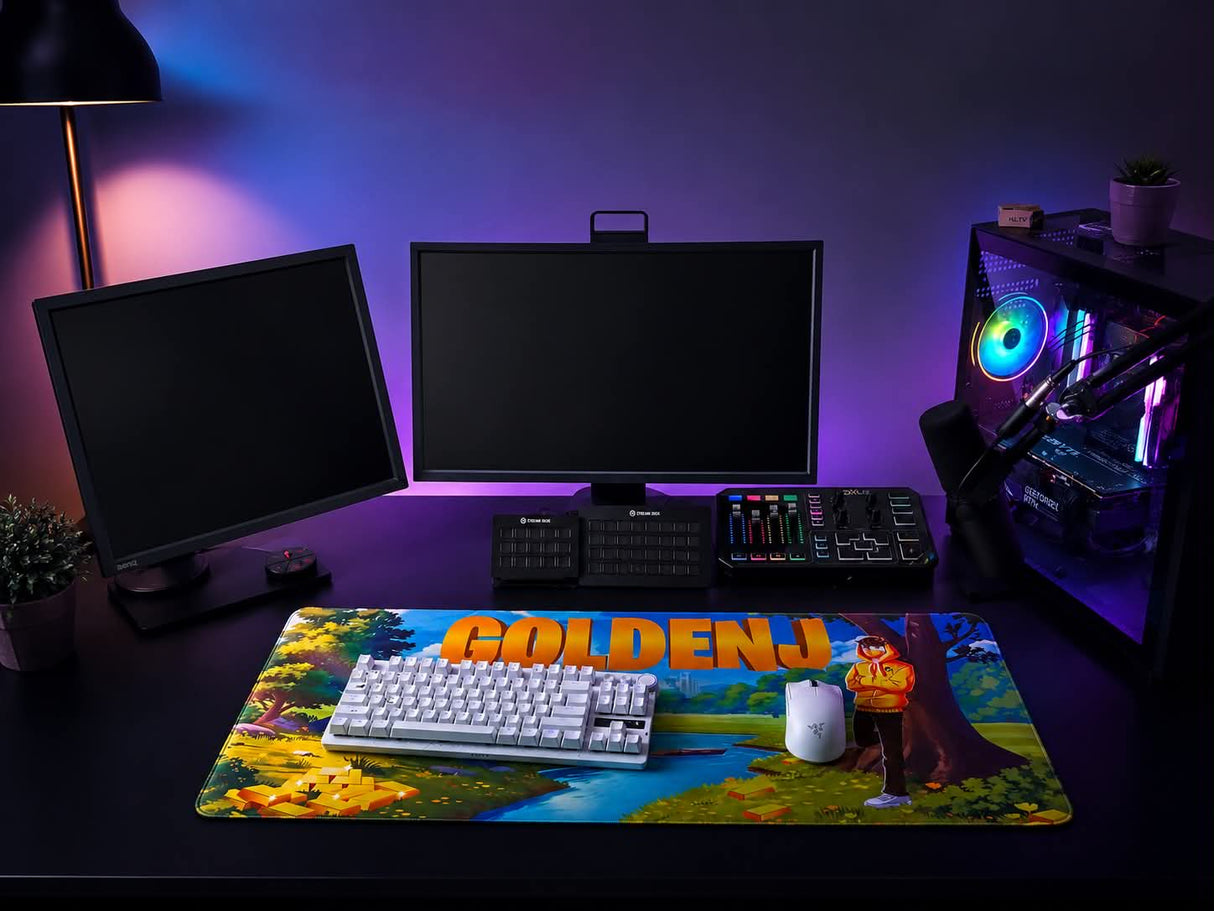 GoldenJ - Mauspad XL - 90 x 40 cm
