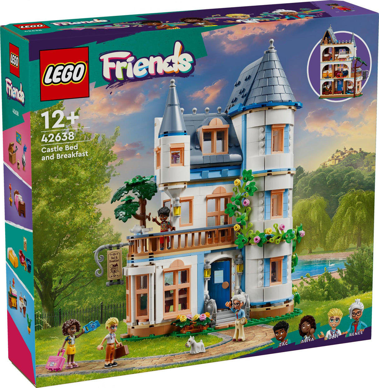 LEGO 42638 Friends Castle with Holiday Accommodation, construction toy LEGO