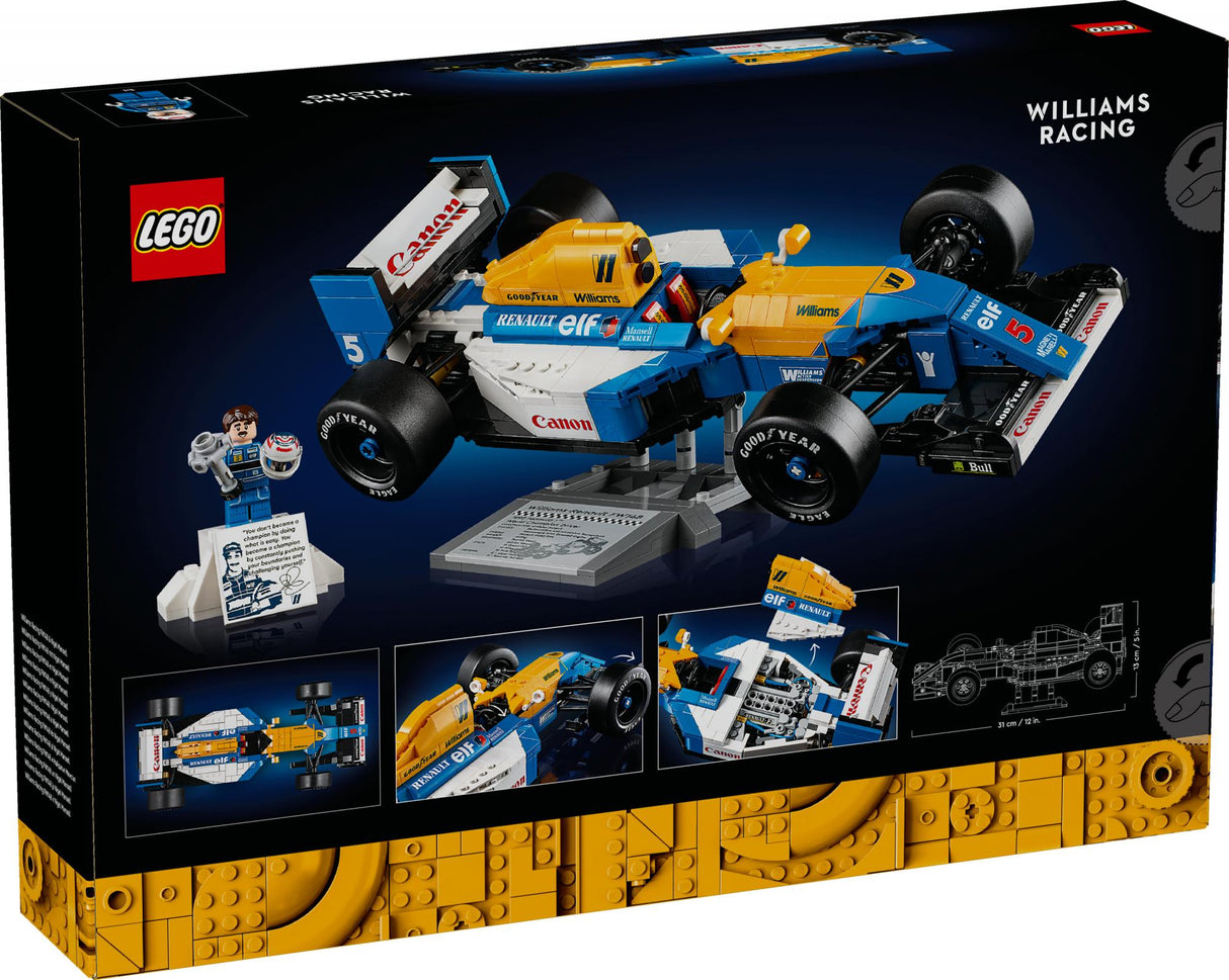 LEGO 10353 Icons Williams Racing FW14B with Nigel Mansell LEGO