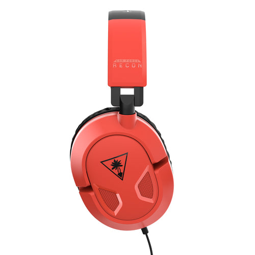 Turtle Beach Recon 50 – Kablet headset – Rød/blå – rød ørekop fra siden