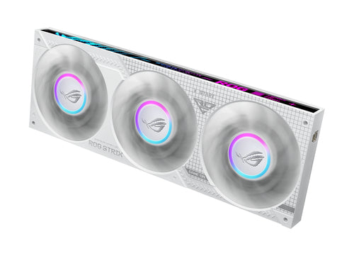 ASUS ROG STRIX SLC IV 360 ARGB LCD WHT – set skråt forfra (vinkel 6)