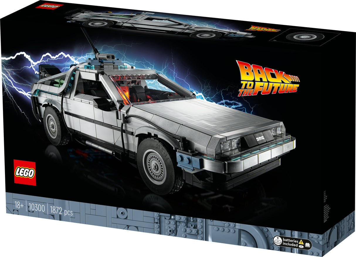 LEGO 10300 Icons Back to the Future Time Machine Construction Toy LEGO