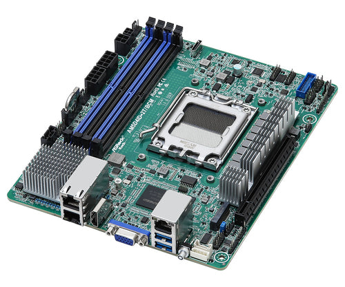 ASRock Rack AM5D4ID-2T/BCM bundkort - produktbillede 2
