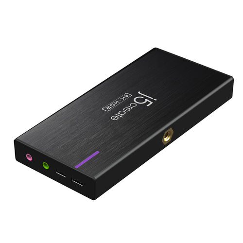 j5create JVA14 – capture card med 4K HDR-gennemgang – Modsatte side og lydporte