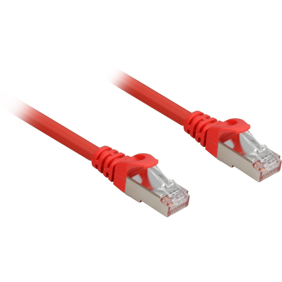 Sharkoon Network Cable RJ45 CAT.6a SFTP LSOH Red 10.0m - HalogenFree Sharkoon