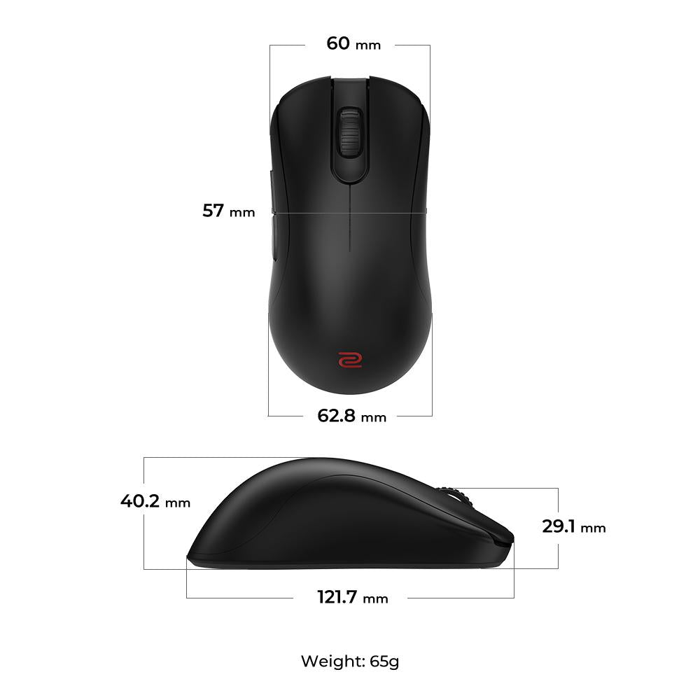 Zowie By BenQ - ZA13-DW - Wireless Mouse - Pixart 3950 - 4k polling - Small size - Black BenQ Nordic (ZOWIE)