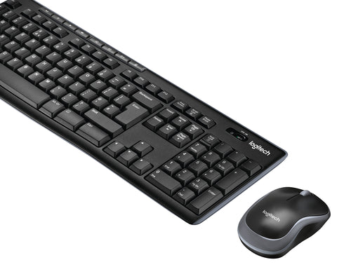 Logitech - MK270 Wireless Keyboard and Mouse Combo Set - Nordic Layout