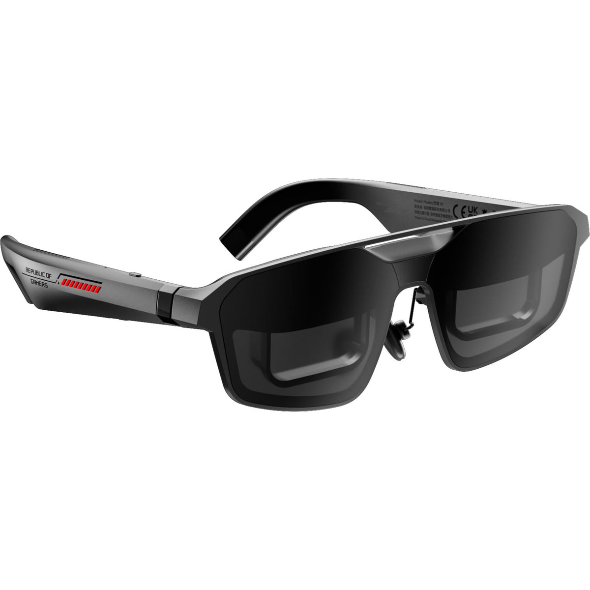 ASUS ROG XREAL R1-N – AR-briller set skråt forfra