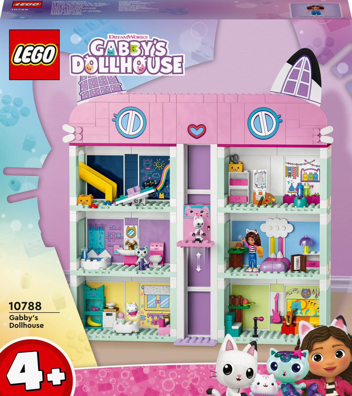 LEGO 10788 Gabby's Dollhouse Gabby's dollhouse, construction toy LEGO