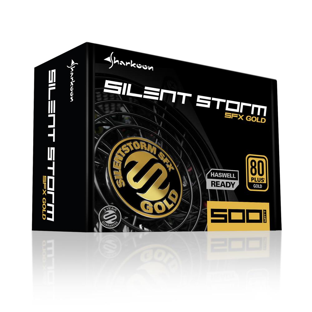 Sharkoon SilentStorm SFX Gold 500W Modular - 80Plus Bronze Sharkoon