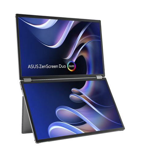 ASUS ZenScreen Duo OLED MQ149CD – set forfra (vinkel 2)